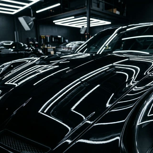 Mirror-finish paint after PPF protection